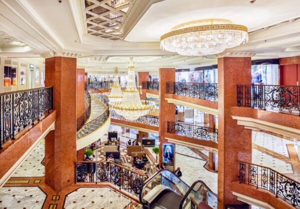 Inside the Metropole Shopping Center
