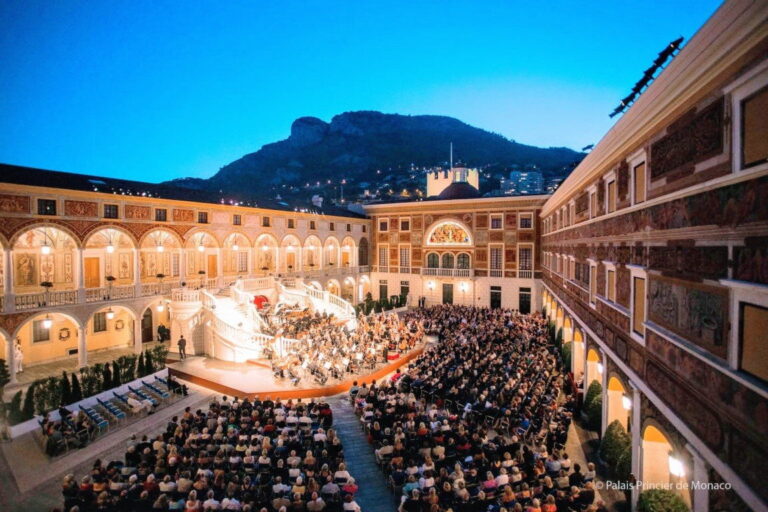 Monaco Outdoor Summer Concerts at the Prince’s Palace